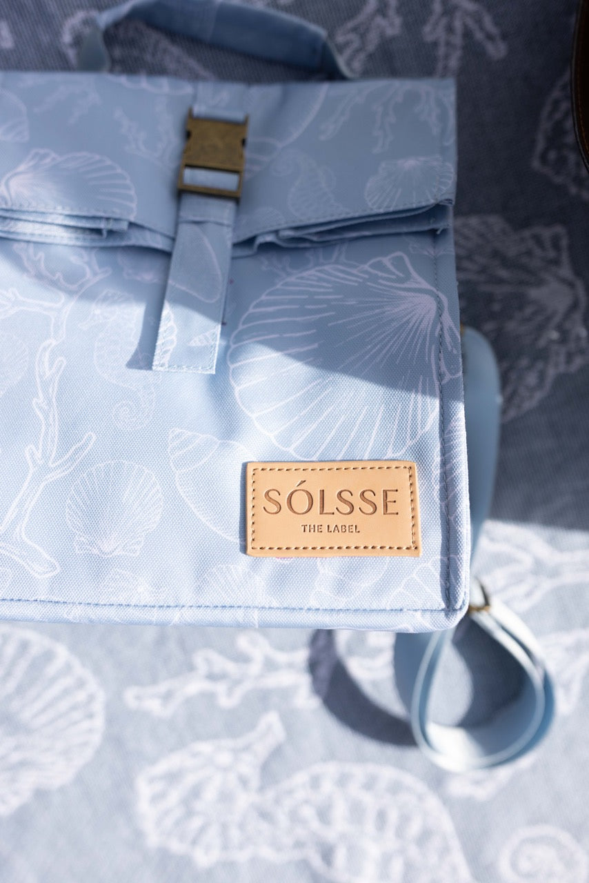 Folded Cooler Satchel - Seychelles