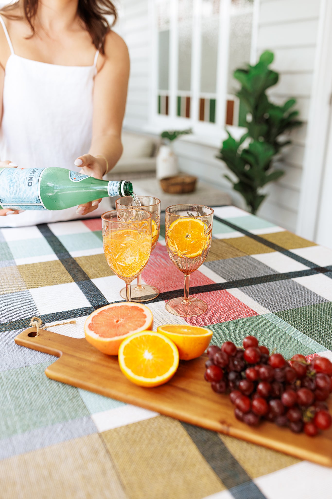 SECOND - Sunset Check Luxe Rug