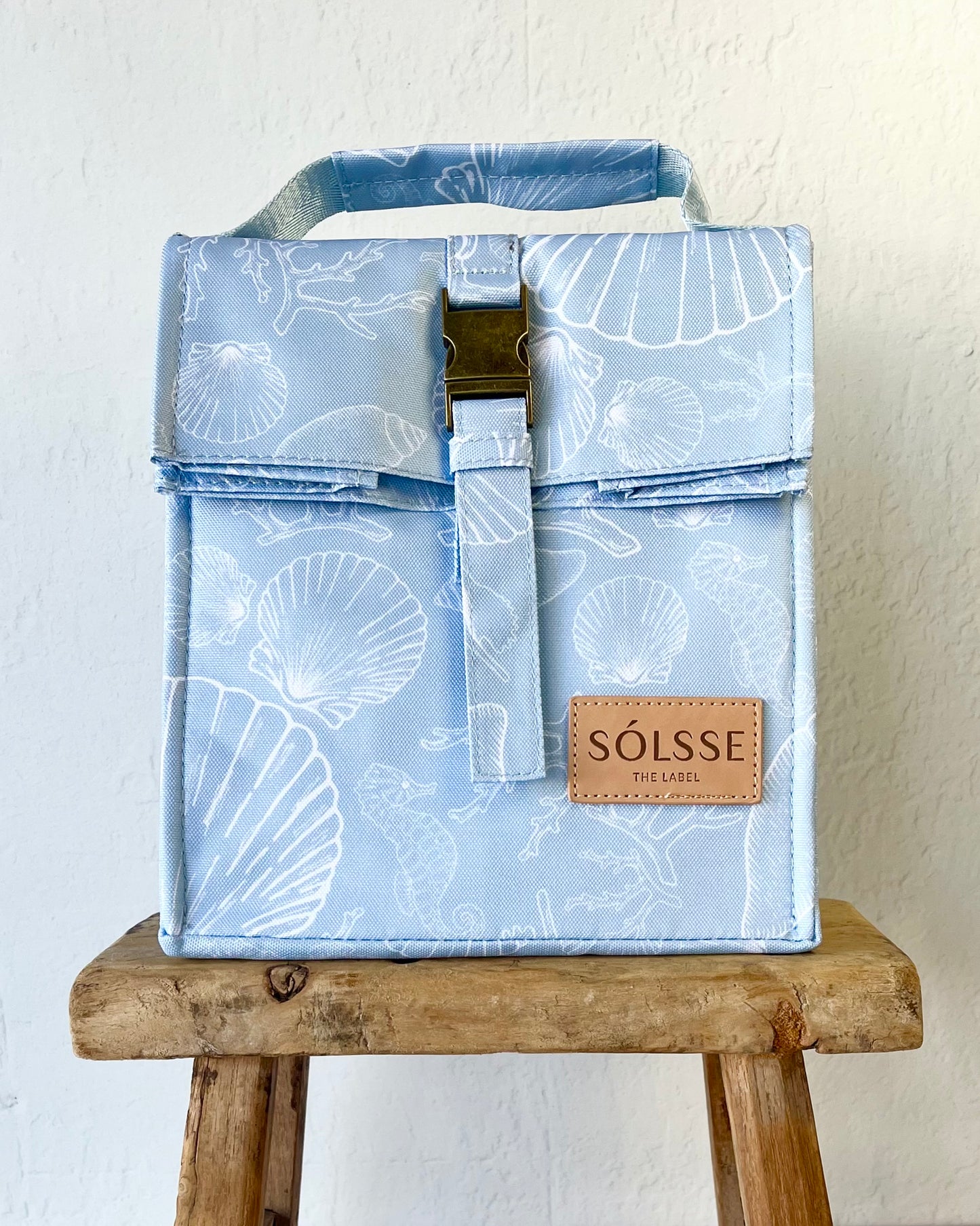 Folded Cooler Satchel - Seychelles