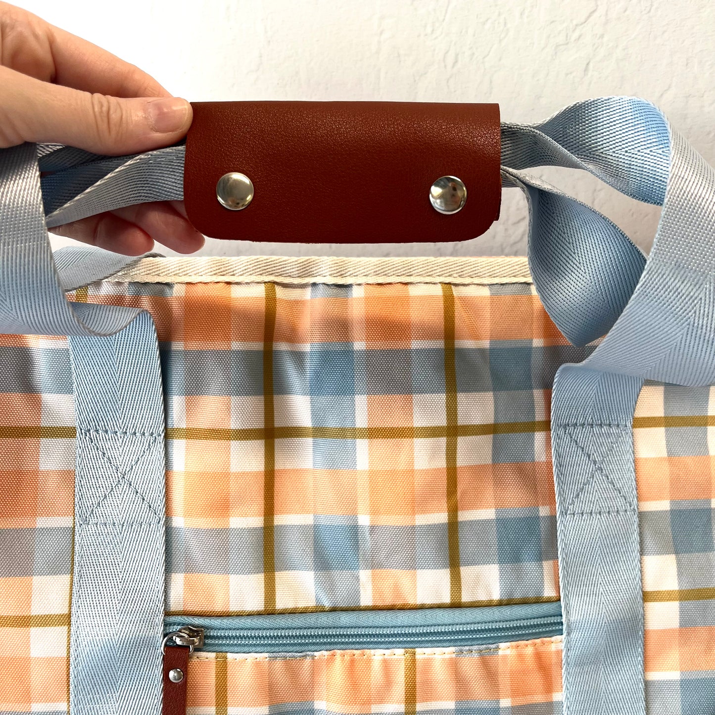 SAMPLE - Port Douglas Check Tote