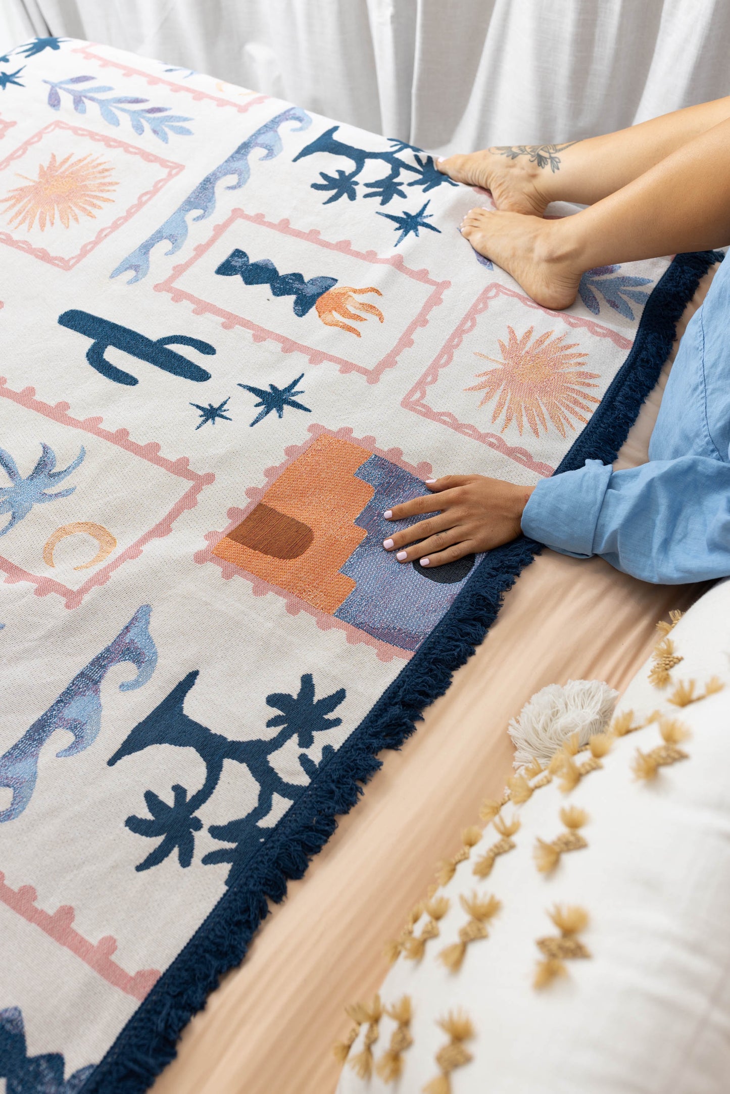 Vespera Luxe Rug (Navy) *LAUNCHING 1/7/26*