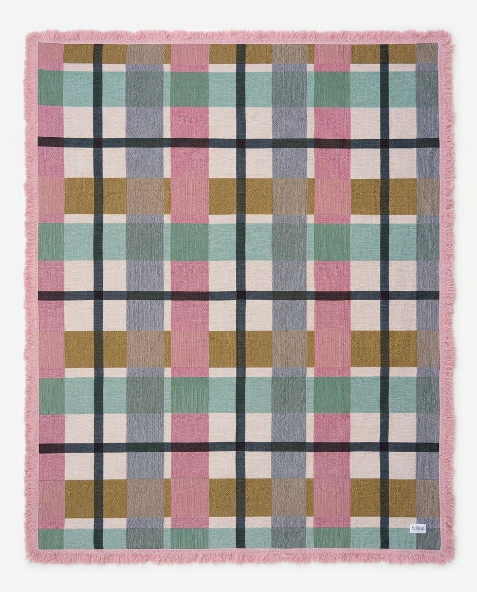 The Sunset Rug - Plaid